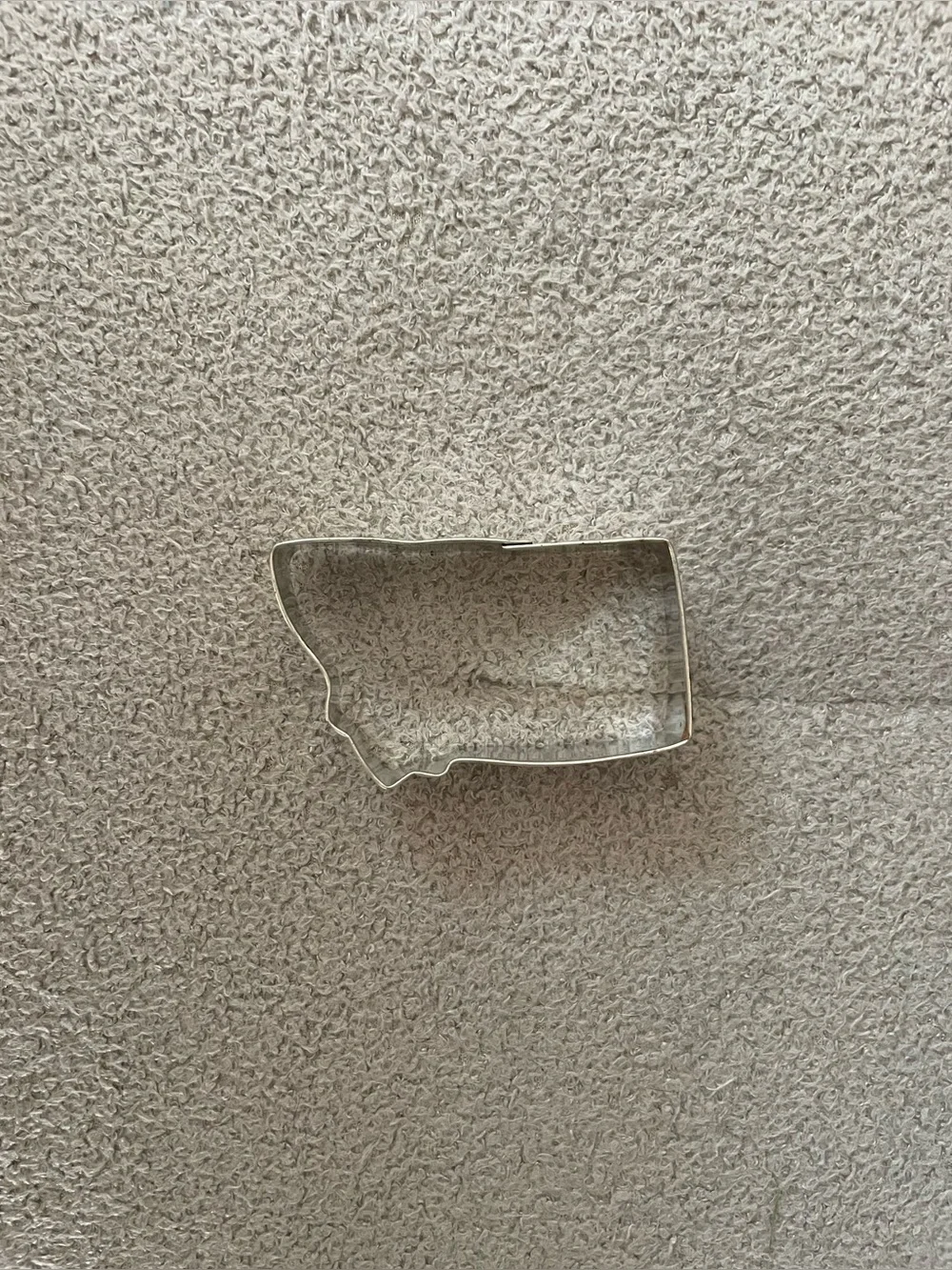 Montana State Shape Metal Cookie Cutter